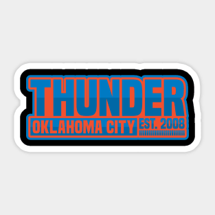 Oklahoma City Thunder 01 Sticker